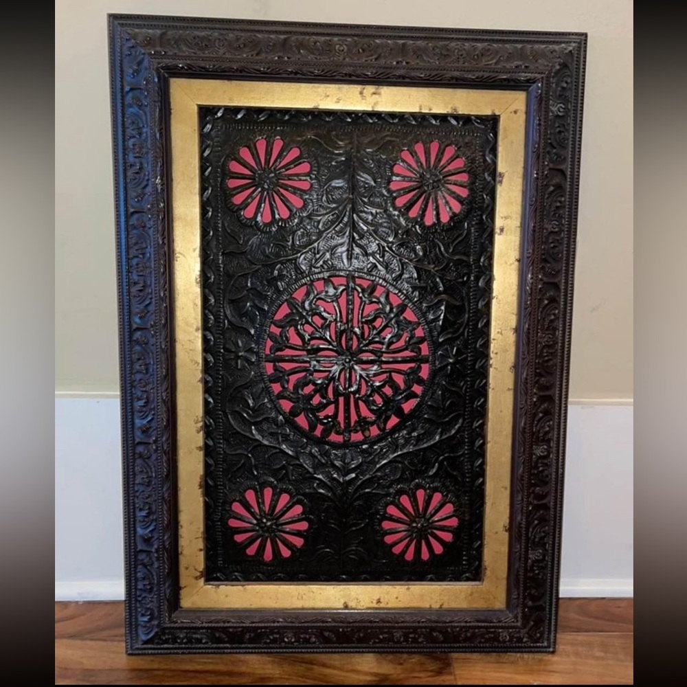 John-Richard Collection Tin Embossed Metal 1 framed art
